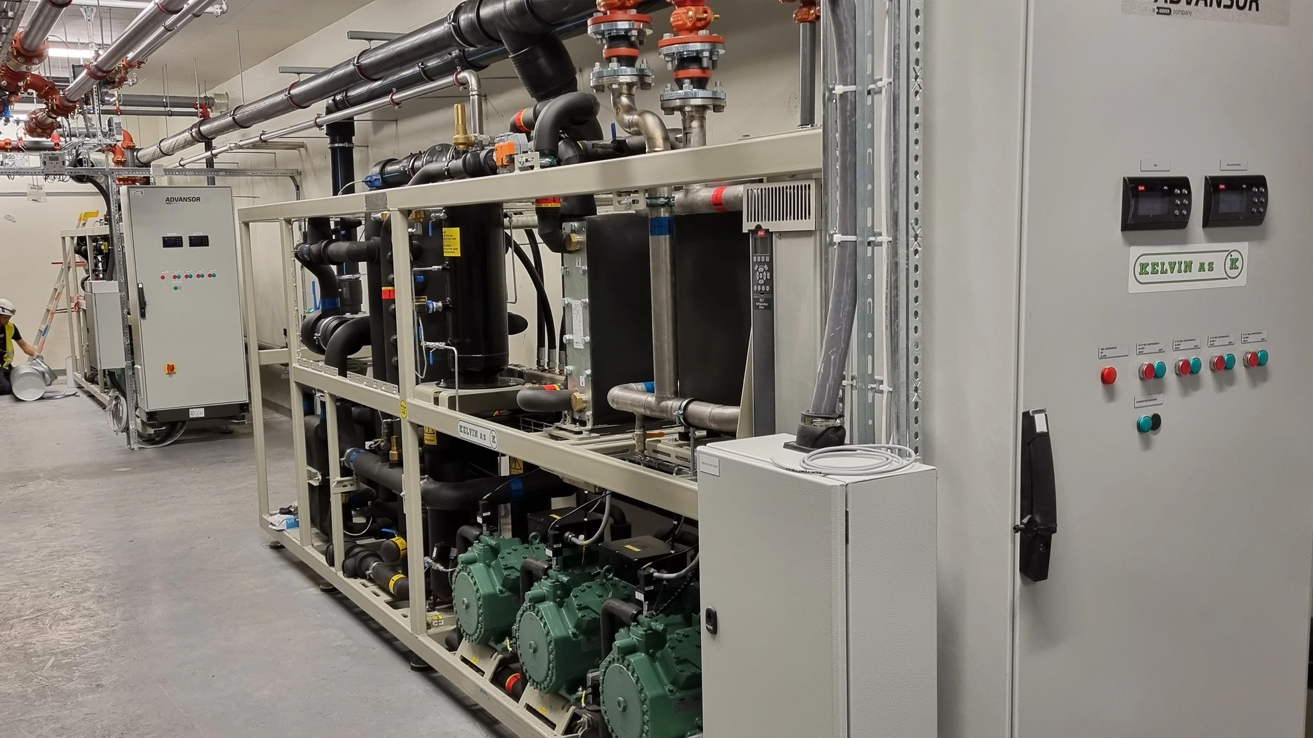 Kjølemaskiner og varmepumper med CO2